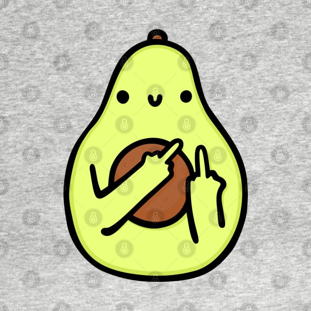 Cute Fuck Off Avocado by Broccoliparadise